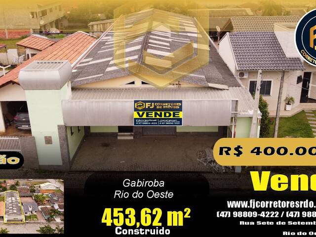 #57 - Galpão para Venda em Rio do Oeste - SC